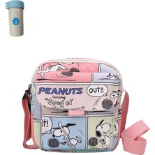 Sfehv108 Karikatür Sevimli Snoopy Kadın Omuz Çantası Kız Snoopy Desen Naylon Crossbody Çanta (Yurt Dışından)