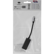 Hytech HY-USBC11 1080P Metal Type -C To HDMI Adaptör