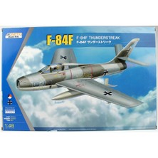 Kinetic K48068 1/48 F-84F Thunderstreak (Avrupa Versiyonu) Savaş Uçağı, Plastik Model Kiti