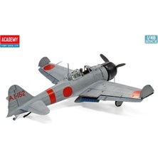 Academy 12352 1/48 Ölçek, Mitsubishi A6M2B Zero Fighter Model 21 Savaş Uçağı, Plastik Model Kiti