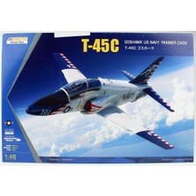 Kinetic K48094 1/48 T-45C (Goshawk Us Navy Trainer Cags Tw-1 / Tw-6) Savaş Uçağı, Plastik Model Kiti