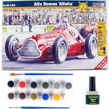 Mistercraft D222ST 1/24 Alfa Romeo Alfetta Yarış Arabası Plastik Model Kiti