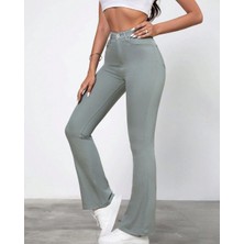 Aref Jeans Ispanyol Paça Yüksek Bel Kadın Kot Pantolon