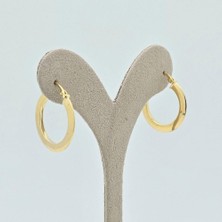 By Burak Gold Halka Küpe Altın – KP00783