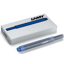 Lamy T10 Dolma Kalem Kartuşu 5'li Mavi