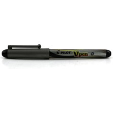 Pilot Dolma Kalem V-Pen Silver Siyah SVP-4M-B