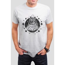 T-35 Ayı Baskılı Beyaz  Tişört C643