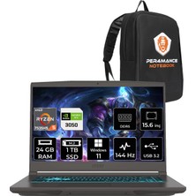 Msı Thin A15 Amd Ryzen 5 7535HS 24GB 1tb SSD RTX3050/4GB 15.6" Fhd 144Hz W11H Taşınabilir Bilgisayar B7UC-077XTR & Per4 Çanta B7UCP353