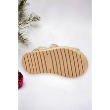 Ponchiq Cırt Cırtlı Çift Bantlı Unisex Çoçuk Sandalet
