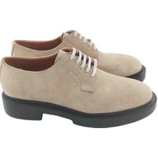 Milonek Shoes Oxford Bej Süet