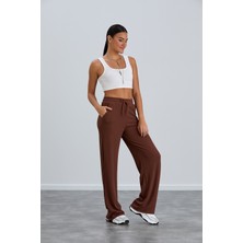 Dream Style Kadın Yazlık Geniş Kesim Rahat Kalıp Bol Paça Cepli Eşofman Altı