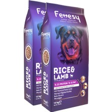 Fevesy Köpek Maması Yetişkin 30 kg Kuzu&pirinç (15 kg x 2 Adet)