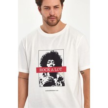 Justleo Rock A Lot Jimi Hendrix Regular T-Shirt