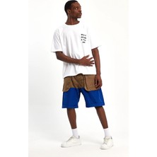 Justleo Bcna Yazılı Beyaz  Erkek T-Shirt