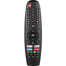 Profilo LCD LED Kumanda Profilo Onvo Blaupunkt Saba Nordmende Androıd Netflix Youtube Tuşlu (Ses Komut Özelliği Yoktur)