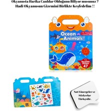 Tekrar Tekrar Kullanılabilen  İlk Sticker Kitabım Ocean Animals! - Okyanus Hayvanları