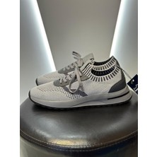 Aristocrat Shoes Triko Bağcıklı Yürüyüş Spor Ayakkabı Gri Füme