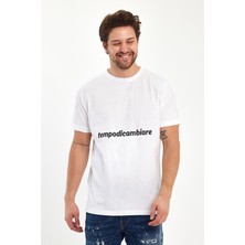 Justleo Tempodicampiare Yazılı T-Shirt