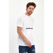 Justleo Tempodicampiare Yazılı T-Shirt