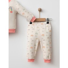 Rise and Raba Kız Bebek Pamuklu Badi ve Pantolon Takımı