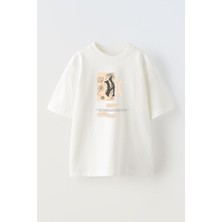 The Wert Unisex Nycloud 1979 Tasarım Baskılı Pamuk Beyaz Oversize T-Shirt