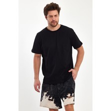 Justleo Basic  Siyah T-Shirt