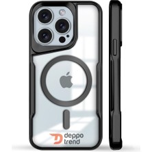 Deppo Trend iPhone 14 Pro Uyumlu Kılıf Mat Renkli Magsafe Kamera Çıkıntılı Slim Koruyucu Ince Silikon Kapak