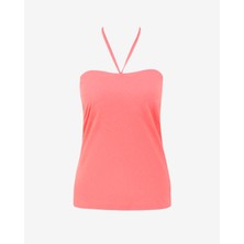 T-Box Neon Kırmızı Kadın Atlet Glında