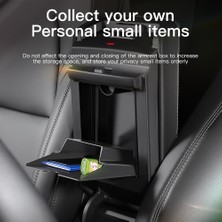 Lİ PARTS Tesla Model Y 3 Orta Konsol Düzenleyici 2'li Set: Orta Konsol Düzenleyici+ Kolçak Gizli Saklama Kutusu(Geliştirilmiş Versiyon v2)