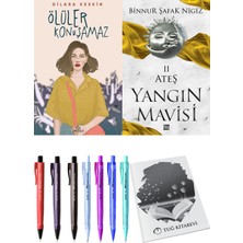 Yangın Mavisi 2 Ateş Binnur Şafak Nigiz ve Ephesus Yayınları Ölüler Konuşamaz Dilara Keskin 2li Set