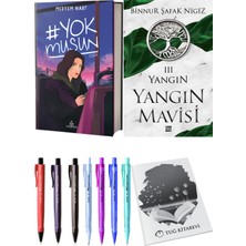 Yangın Mavisi 3 Yangın Binnur Şafak Nigiz ve Ephesus Yayınları Yokmusun Meryem Nart 2li Set