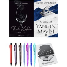 Yangın Mavisi 1 Kıvılcım Binnur Şafak Nigiz ve Epsilon Yayınevi Ruh Kadehi Beyza Aksoy 2li Set