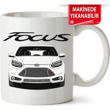 Çakılap Ford Focus Mk3 Baskılı Porselen Kupa Bardak