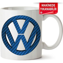 Çakılap Vw Logo Baskıpı Porselen Kupa-Bardak