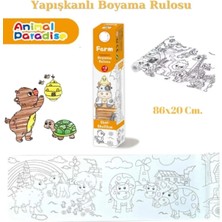 ilerigrup Yapışkanlı Rulo Resim Boyama Kağıdı Farm  86 x 20 cm