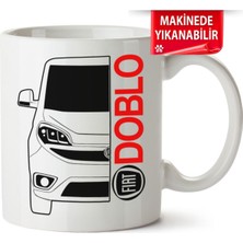 Çakılap Fiat Doblo Baskılı Porselen Kupa Bardak