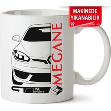 Çakılap Renault Megane 3 Baskıpı Porselen Kupa Bardak