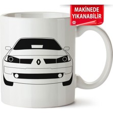 Çakılap Renault Megane 2 Baskıpı Porselen Kupa Bardak