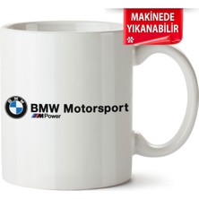 Çakılap Bmw M Logo Baskılı Porselen Kupa Bardak