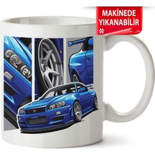 Çakılap Gtr R34 Baskıpı Porselen Kupa Bardak