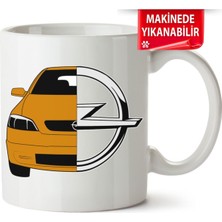 Çakılap Opel Astra G Baskıpı Porselen Kupa Bardak