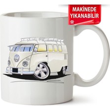 Çakılap Vw Transporter T1 Baskıpı Porselen Kupa Bardak