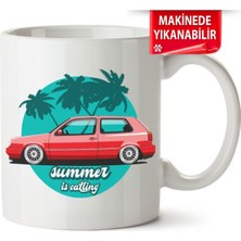 Çakılap Vw Golf 3 Baskıpı Porselen Kupa Bardak