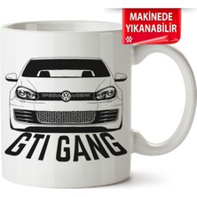 Çakılap Vw Golf 6 Baskıpı Porselen Kupa Bardak