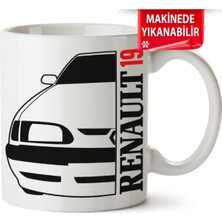 Çakılap Renault 19 Baskıpı Porselen Kupa Bardak