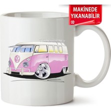 Çakılap Vw Transporter T1 Baskıpı Porselen Kupa Bardak