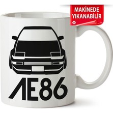 Çakılap Toyota AE86 Baskıpı Porselen Kupa Bardak