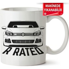 Çakılap Vw Golf 6 Baskıpı Porselen Kupa Bardak