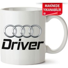 Çakılap Audi Driver Baskılı Porselen Kupa Bardak
