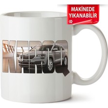 Çakılap Skoda Karoq Baskıpı Porselen Kupa Bardak